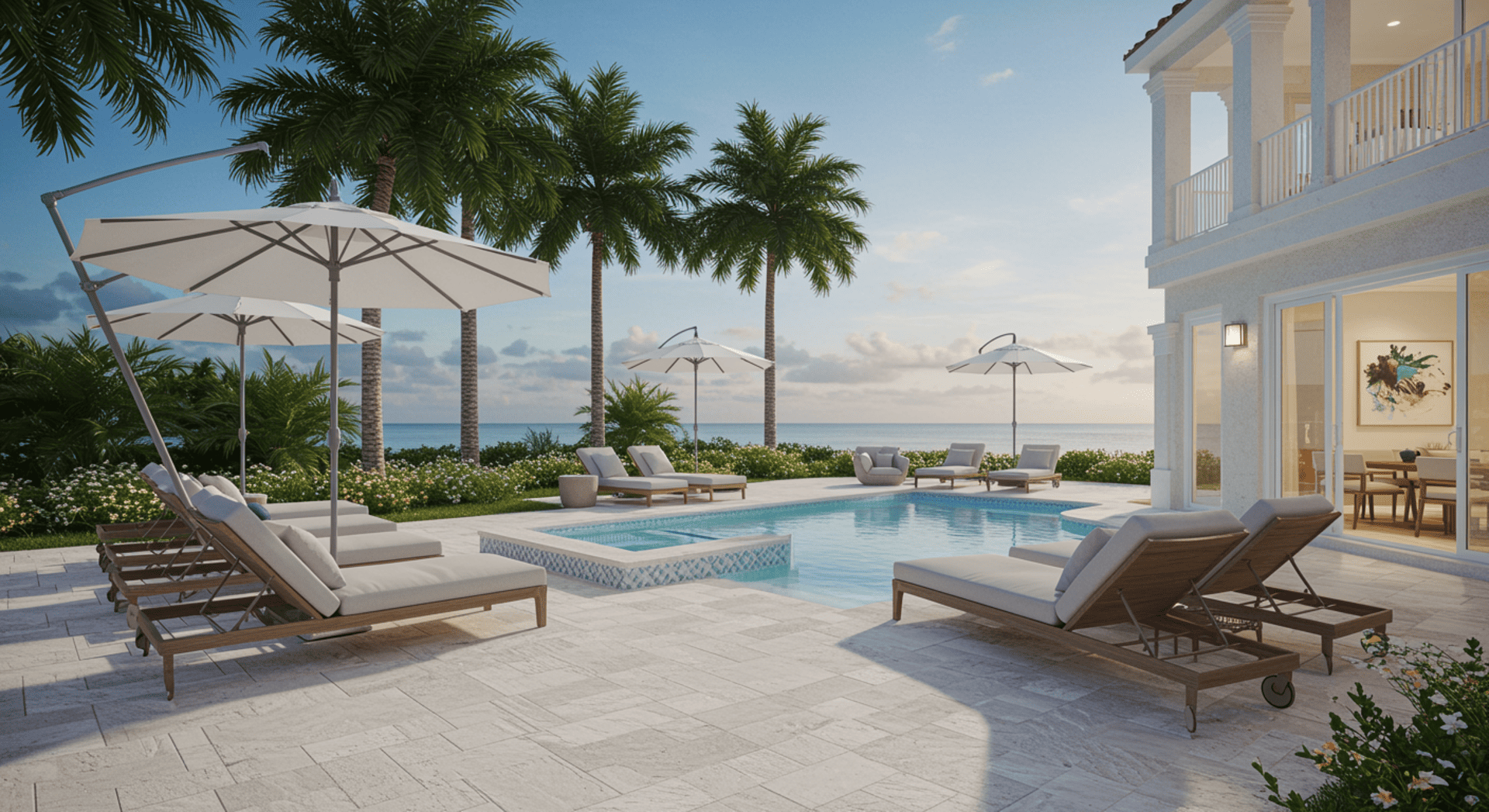 Travertine Pool Deck Design Ideas Florida