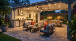 Outdoor Living with Pavers in Florida