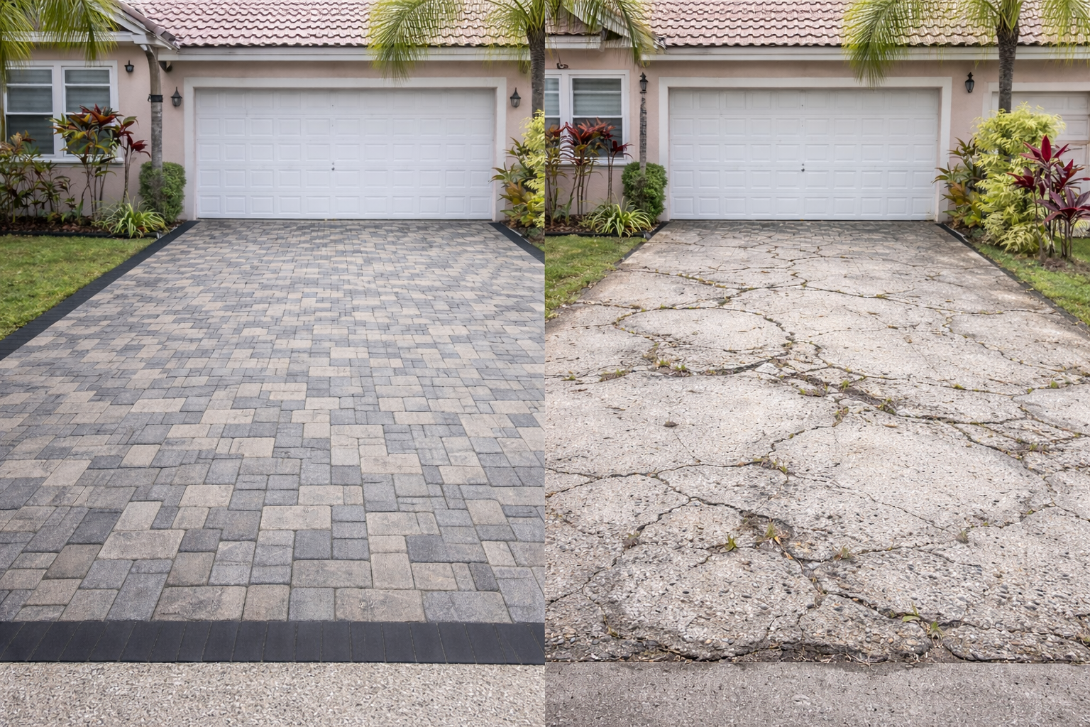 Pavers vs Concrete Driveways Largo FL