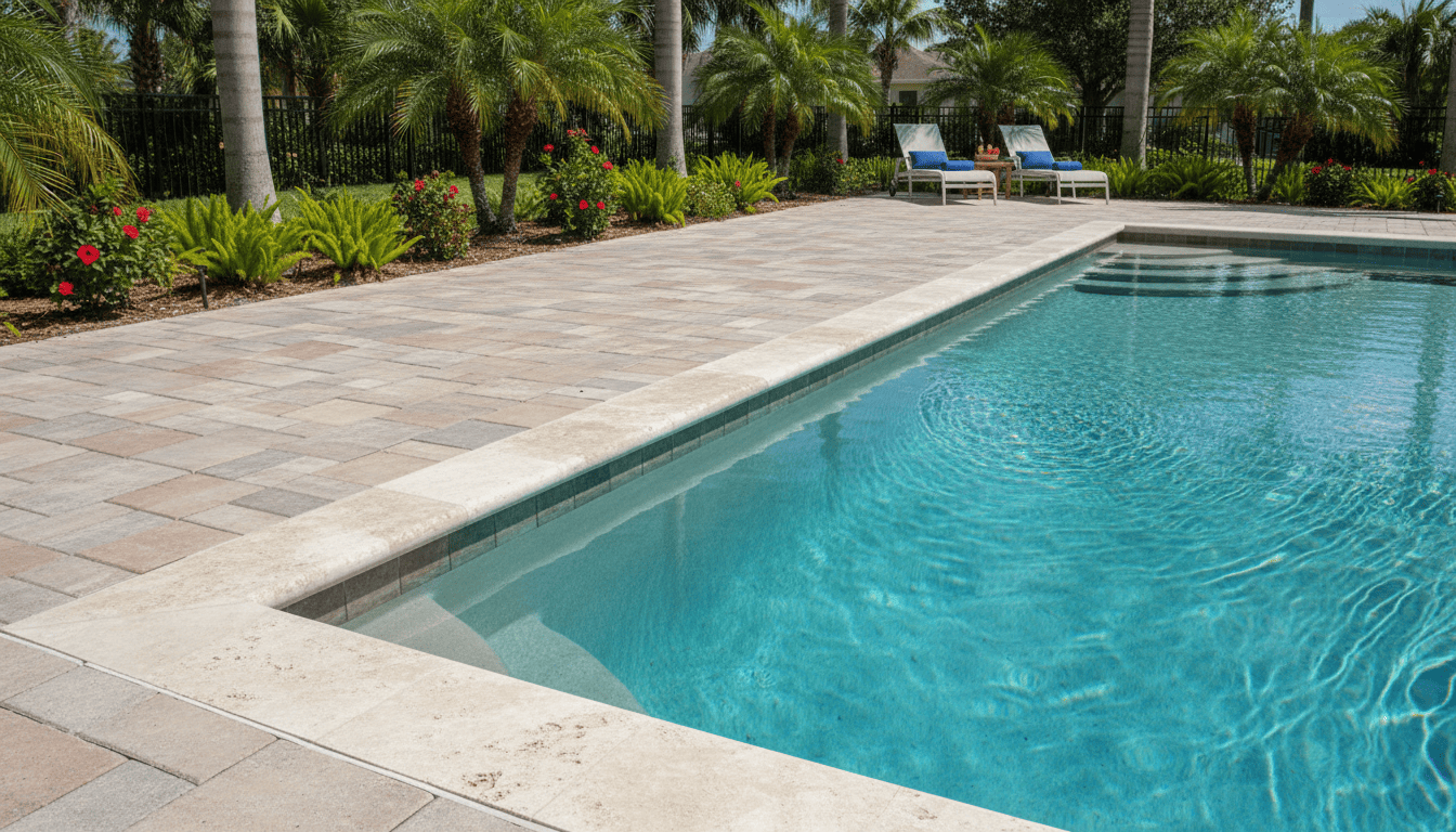 Pool coping options in Florida