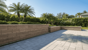 Retaining vs Seating Walls Florida