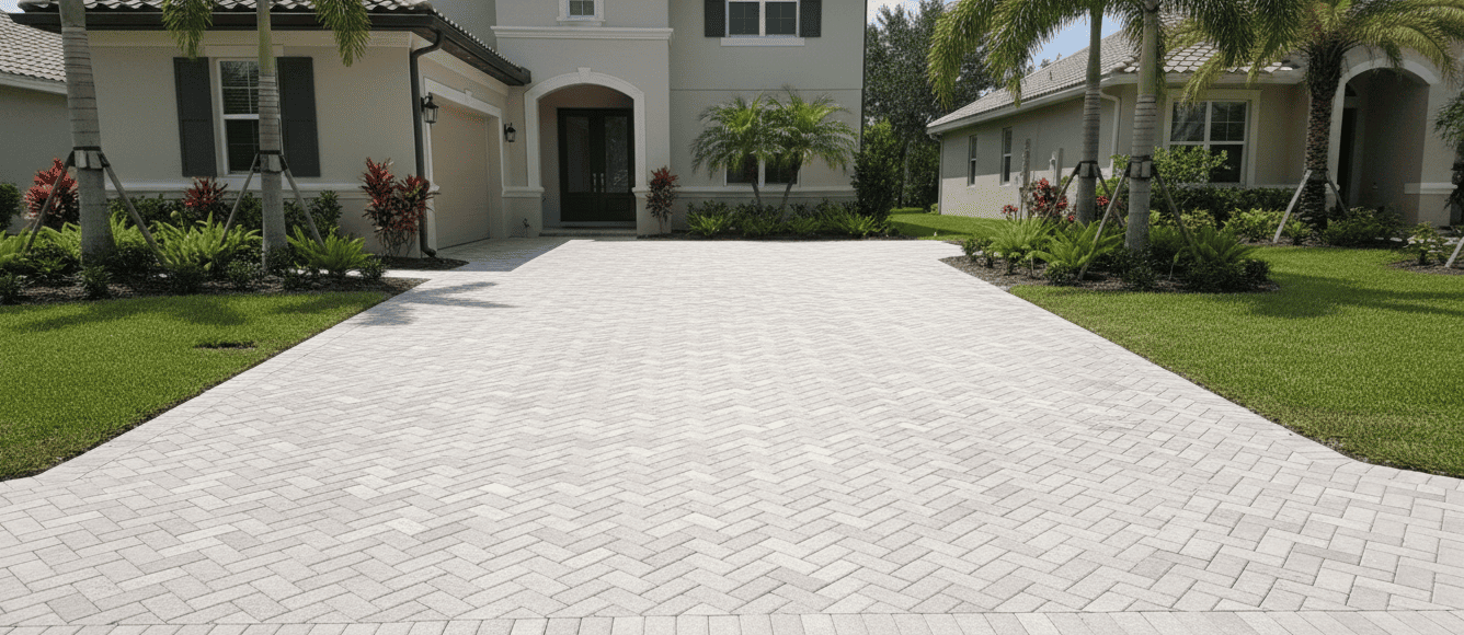 Driveway Expansion Pavers Florida