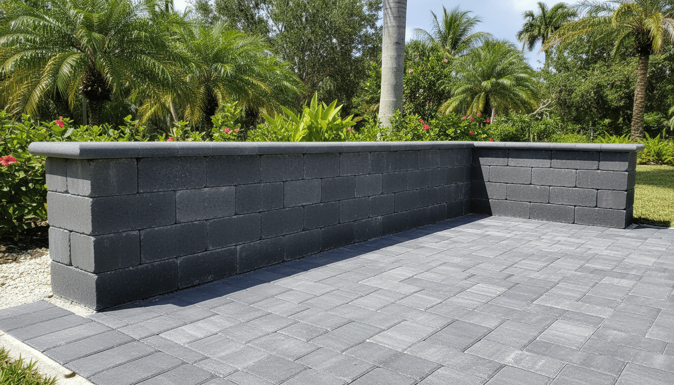 Seating Wall Paver Systems for Functional Florida Outdoor Spaces