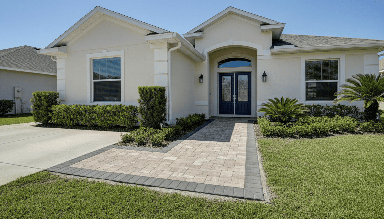 Front Entry Pavers Florida