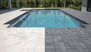 Travertine vs Pavers for Florida Pool Decks
