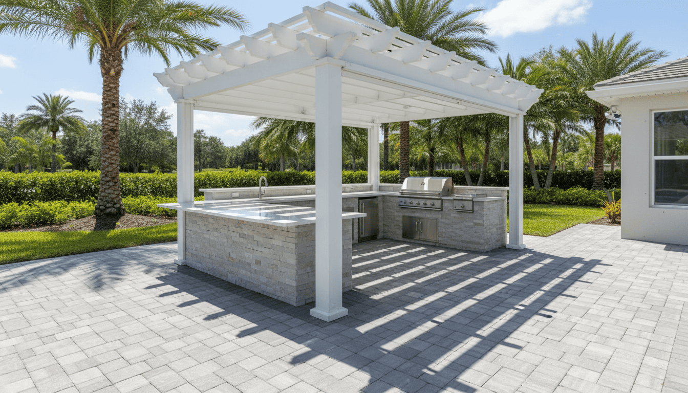 Outdoor Kitchen Pavers Florida