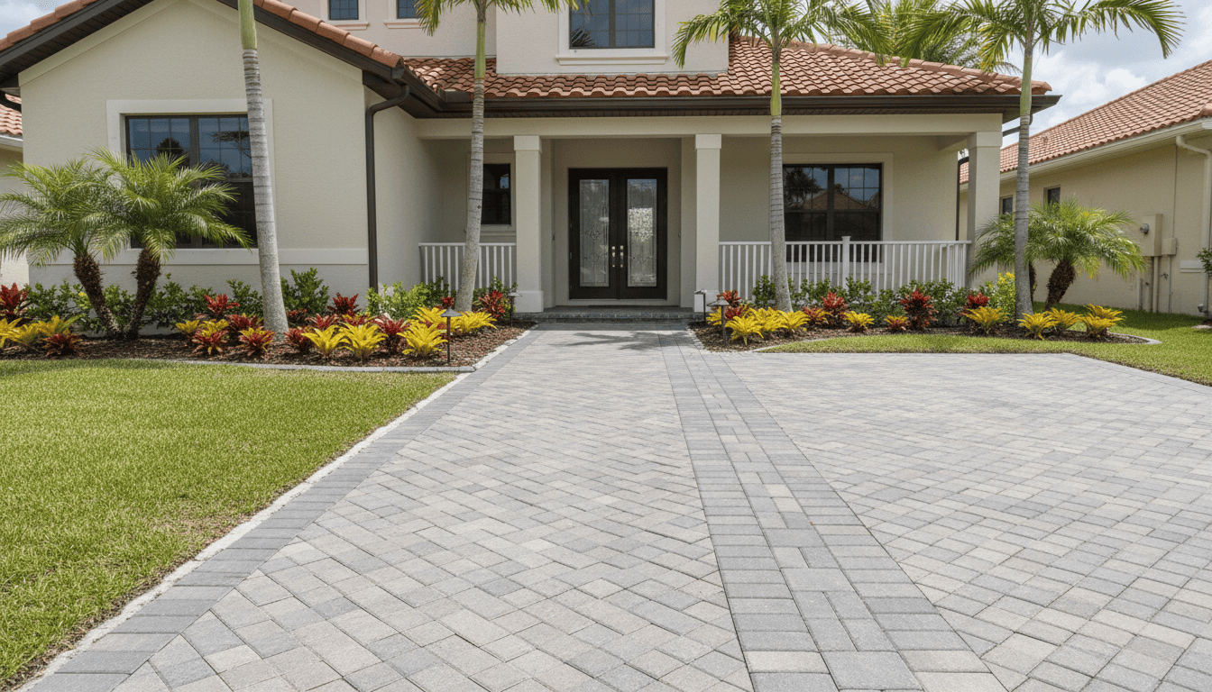 Front Walkway Pavers Florida
