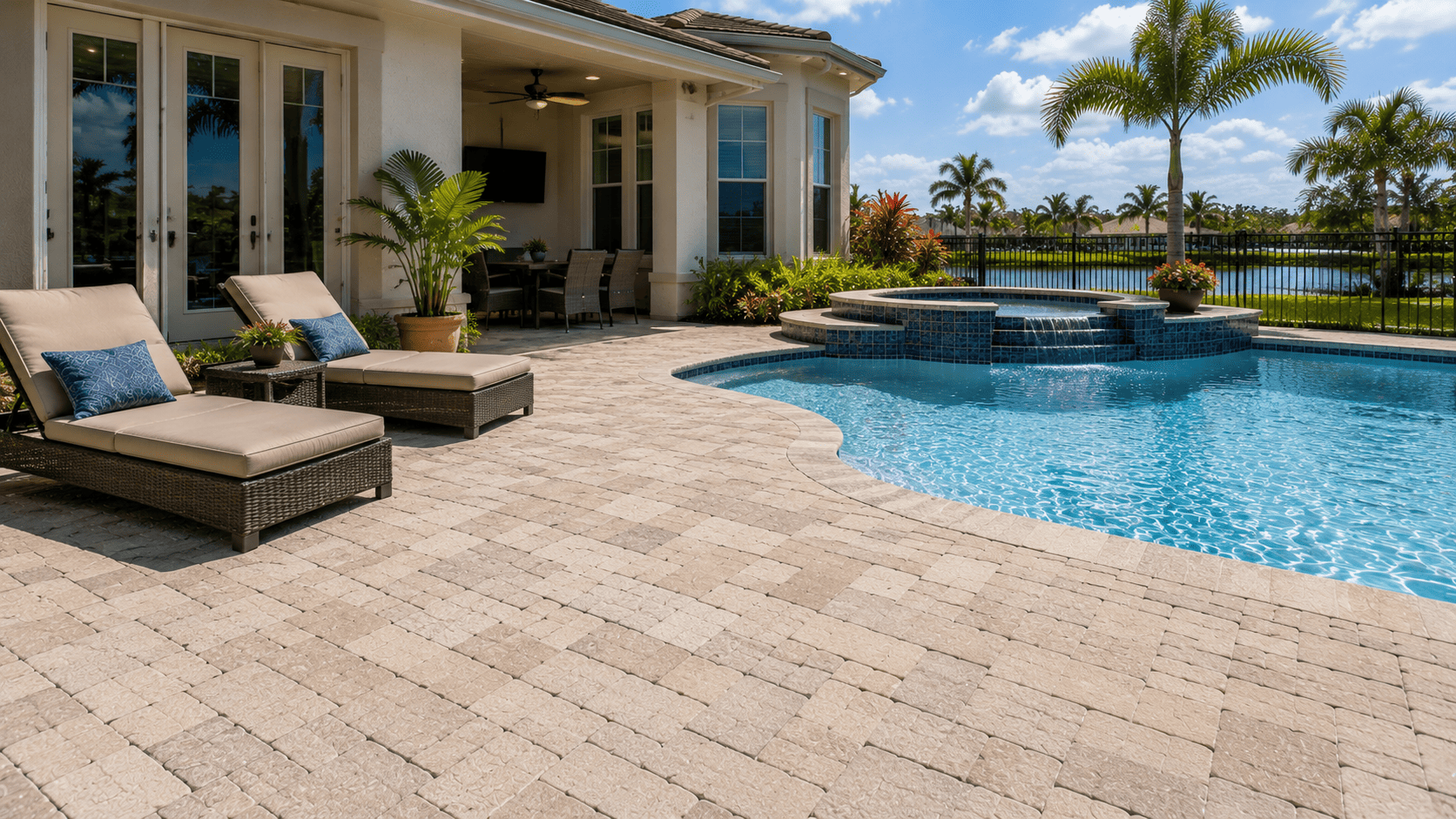 Best Pool Deck Paver Finishes for Bare Feet in Largo FL