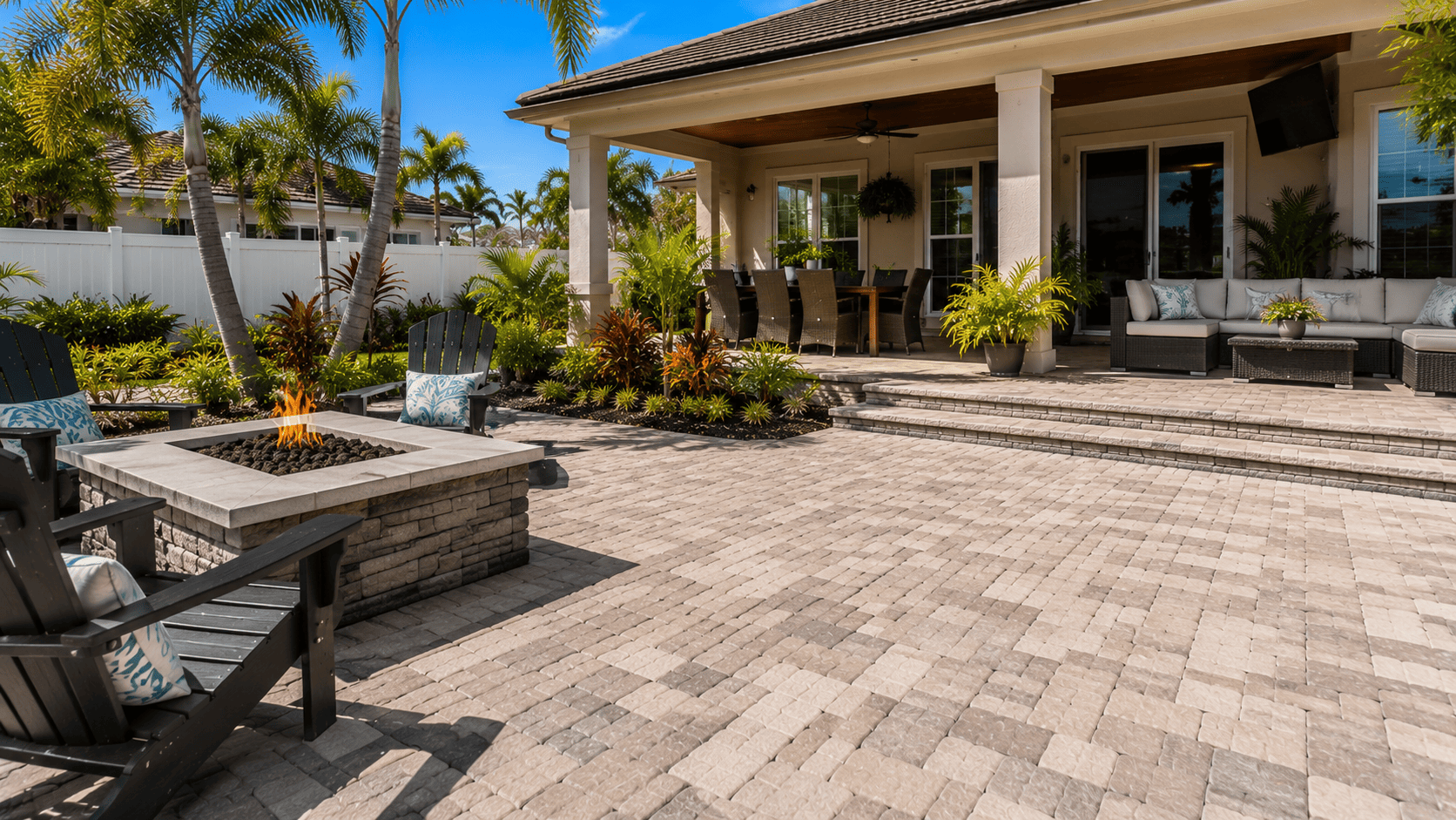 Low-Maintenance Patio Layouts for Florida Outdoor Living Spaces