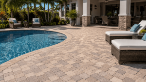 What Makes a Pool Deck Slippery and How Pavers Reduce the Risk