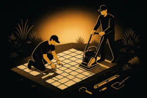 eco friendly paver patio Madeira Beach FL project designed for a Florida home
