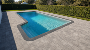 saltwater pool pavers on a completed JaxTeller Brick Pavers project