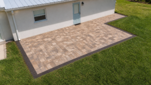 paver edge stability on a completed JaxTeller Brick Pavers project